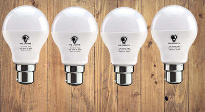 mg lights 5 W Basic Arbitrary B22 LED Bulb(White, Pack of 4)