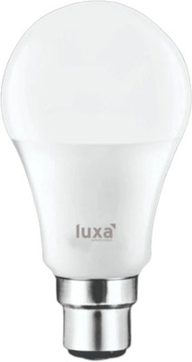 LUXA 9 W Basic Round B22 LED Bulb(White, Pack of 5)