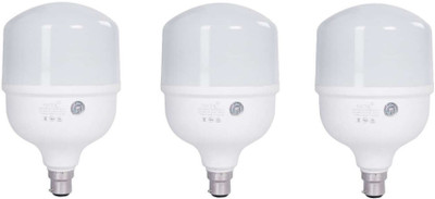 RKTIL 40 W Basic Standard B22 LED Bulb(White, Pack of 3)