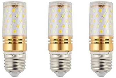 Baslash 4 W Basic Standard E27 LED Bulb(White, Pack of 3)