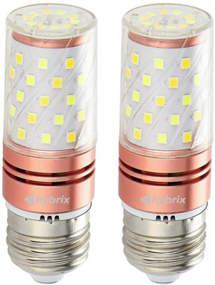 Hybrix 12 W Basic Candle E26, E27 LED Bulb(White, Yellow, Clear, Pack of 2)