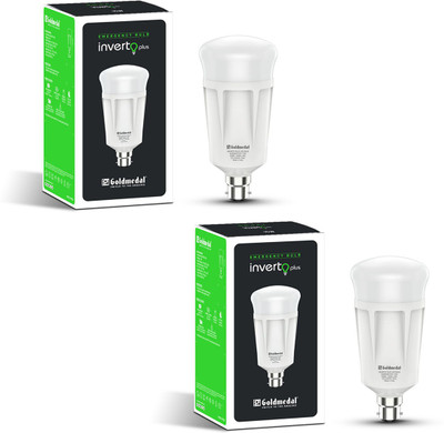 Gold Medal 12 W Basic Standard B22 Inverter Bulb(White, Pack of 2)