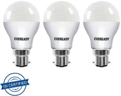 EVEREADY 7 W Standard B22 Basic LED Bulb(White, Pack of 3)