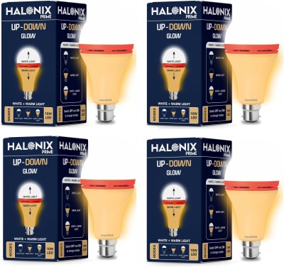 HALONIX 10 W Decorative B22 LED Bulb(Yellow, White, Pack of 4)