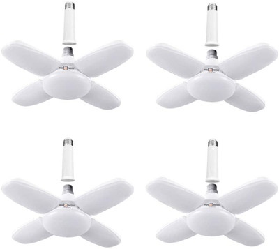 Pick Ur Needs 28 W Basic Decorative B22 LED Bulb(White, Pack of 4)