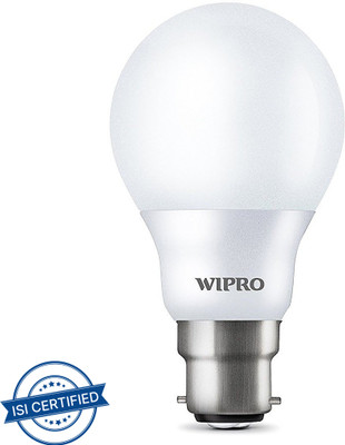 Wipro 7 W Basic Standard B22 LED Bulb(Yellow)