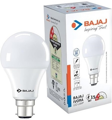 BAJAJ 15 W Basic Standard B22 LED Bulb(White)