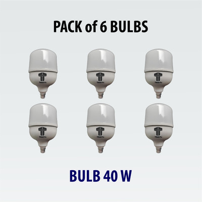 TENZ 40 W Basic U-Tube LED Bulb(White, Pack of 6)