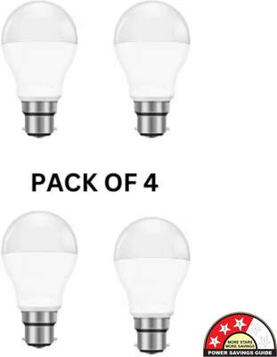 spark world 12 W Basic Standard B22 LED Bulb(White, Pack of 4)