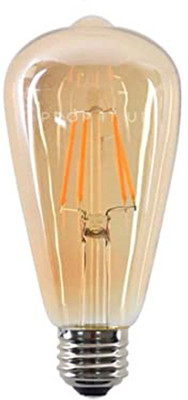 vibunt 4 W Basic Decorative E27 LED Bulb(Yellow)