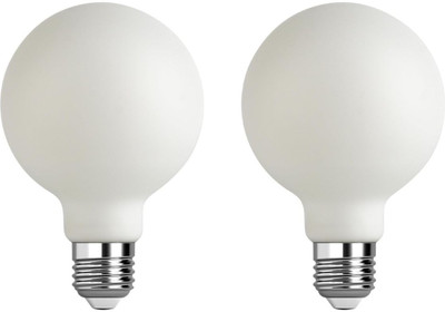 OML 6 W Basic Round E27 LED Bulb(Yellow, Pack of 2)