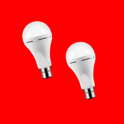 ONIEXO 12 W Inverter Round B22 Inverter Bulb(White, Pack of 2)