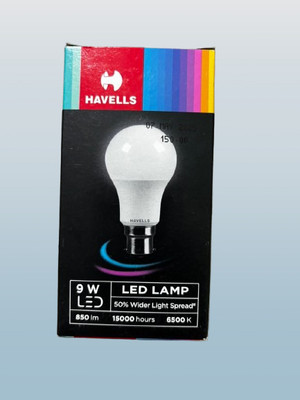 HAVELLS 9 W Basic Round 2 Pin LED Bulb(White)