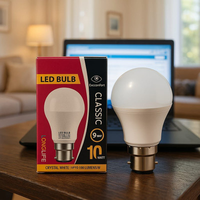 Bby Fably 9 W Basic Standard B22 LED Bulb(White)