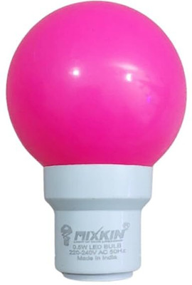 AATMIYA ENERGY 0.5 W Basic Round B22 LED Bulb(Pink)