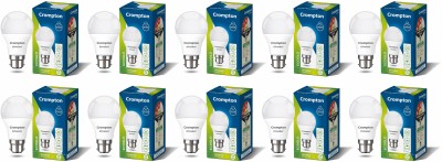 Crompton 7 W Standard B22 LED Bulb(White, Pack of 10)