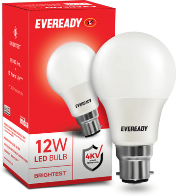 EVEREADY 12 W Basic Standard B22 LED Bulb(White)