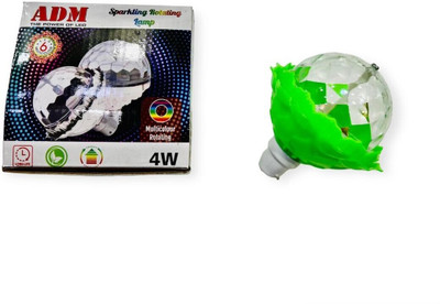 ADM 4 W Basic Decorative B22 LED Bulb(Multicolor, Green)