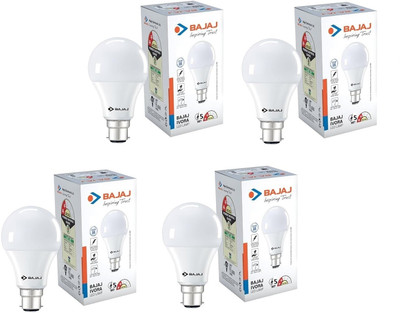 BAJAJ 5 W Basic Standard B22 LED Bulb(White, Pack of 4)