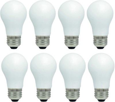 Tip 'n' Top 6 W Globe E27 LED Bulb(Yellow, Pack of 8)