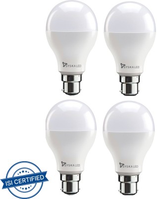 Syska 12 W Standard B22 LED Bulb(White, Pack of 4)