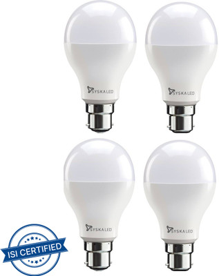 Syska 18 W Basic Standard B22 LED Bulb(White, Pack of 4)