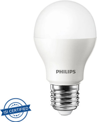 PHILIPS 9 W Basic Round E27 LED Bulb(White)