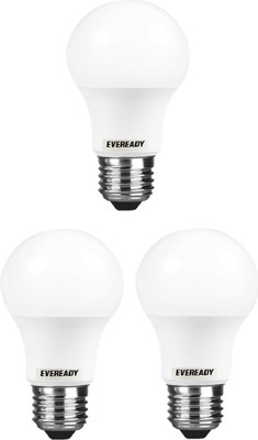 EVEREADY 9 W Basic Standard E27 LED Bulb(Yellow, Pack of 3)