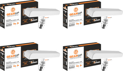 Gear Up 10 W Basic T-Bulb B22 LED Bulb(White, Pack of 4)