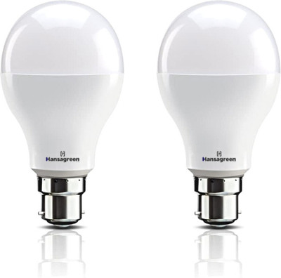 Decorify 7 W Basic Decorative B22 LED Bulb(White, Pack of 2)