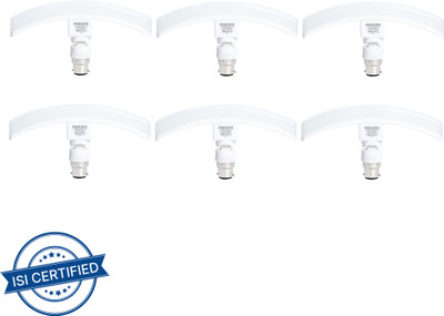 PHILIPS 12 W Basic T-Bulb B22 LED Bulb(White, Pack of 6)