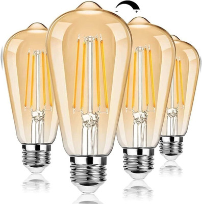 ZOREZA 4 W Basic Round E27 LED Bulb(Yellow)
