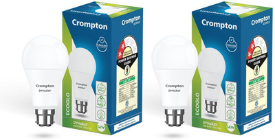 Crompton 14 W Basic Standard B22 LED Bulb(White, Pack of 2)