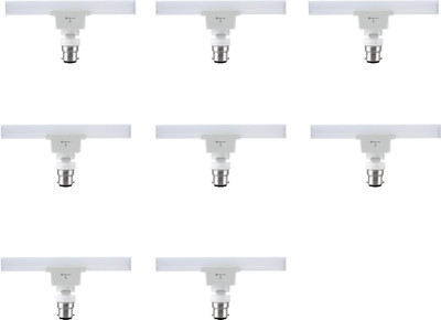 BAJAJ 9 W Basic Standard B22 LED Bulb(White, Pack of 8)