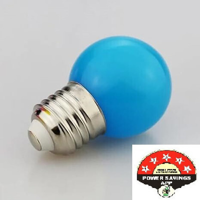 ZOREZA 0.5 W Basic Round E27 LED Bulb(Blue)
