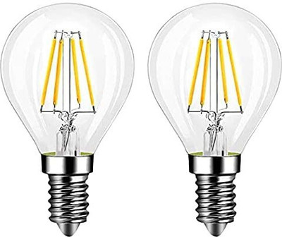 ZOREZA 4 W Basic Round E14 LED Bulb(White, Pack of 2)