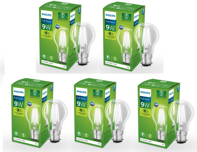 PHILIPS 9 W Basic Standard B22 LED Bulb(White, Pack of 5)