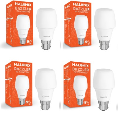 HALONIX 9 W Decorative B22 D LED Bulb(White, Pack of 4)