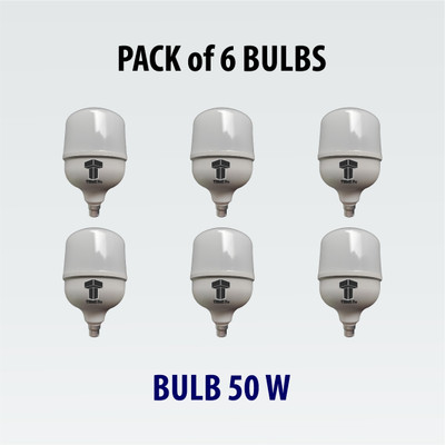 TENZ 50 W Basic U-Tube LED Bulb(White, Pack of 6)
