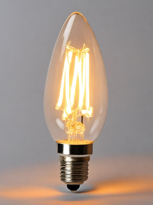 AgroCulture 4 W Basic Candle E26 LED Bulb(Yellow)