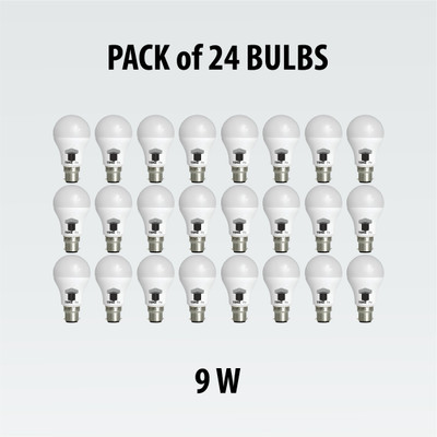 TENZ 9 W Basic U-Tube LED Bulb(White, Pack of 24)