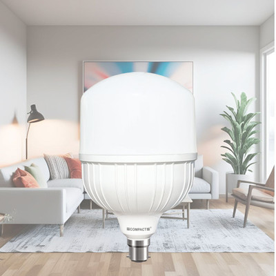 COMPACT 50 W Basic Round B22 LED Bulb(White)