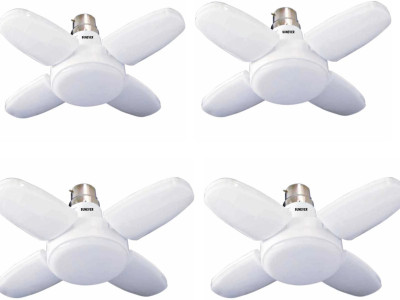 sunever 28 W Basic Decorative B22 LED Bulb(White, Pack of 4)