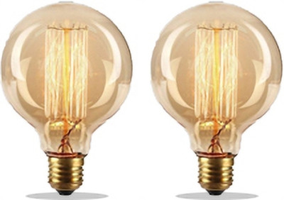 KINIS 4 W Basic Decorative E27 Incandescent Bulb(Yellow, Pack of 2)