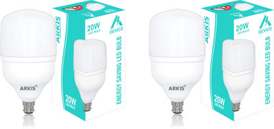 ARKIS 20 W Basic Standard B22 D LED Bulb(White, Pack of 2)