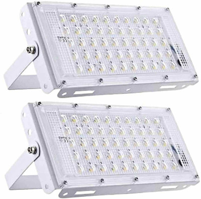 sunever 50 W Basic Standard B22 LED Bulb(White, Pack of 2)