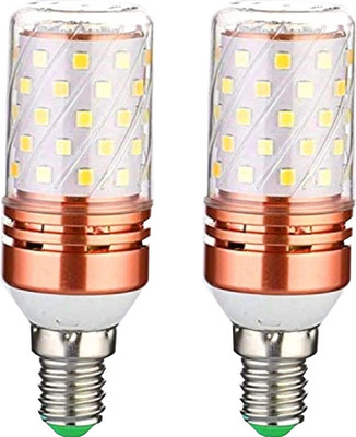 Anushka 4 W Basic Round E14 LED Bulb(Yellow, Pack of 2)