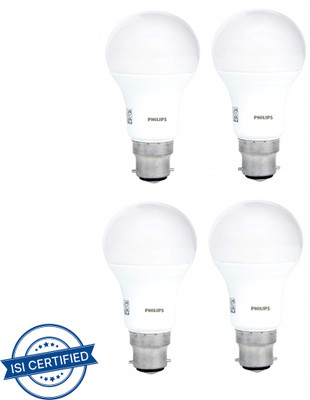 PHILIPS 14 W Basic Round B22 LED Bulb(White, Pack of 4)
