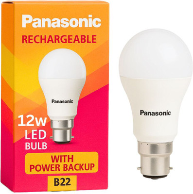Panasonic 12 W Inverter Standard B22 LED Bulb(White)