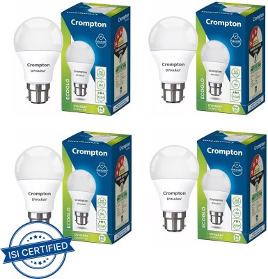 Crompton 9 W Standard B22 LED Bulb(White, Pack of 4)